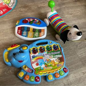 Bundle 3 pcs Baby Kid ABC 123 Numbers Learning Toy